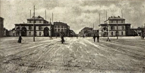 Torino foto d'epoca Barriera Nizza