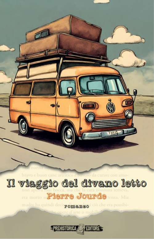 copertina il viaggio del divano letto un furgone francese disegnato