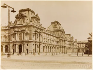 Facade_Sud_de_laile_Richelieu_-_Pavillon_Turgot_-_1800-1900_-_Louvre