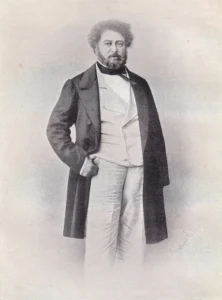 foto d'epoca Alexandre Dumas padre
