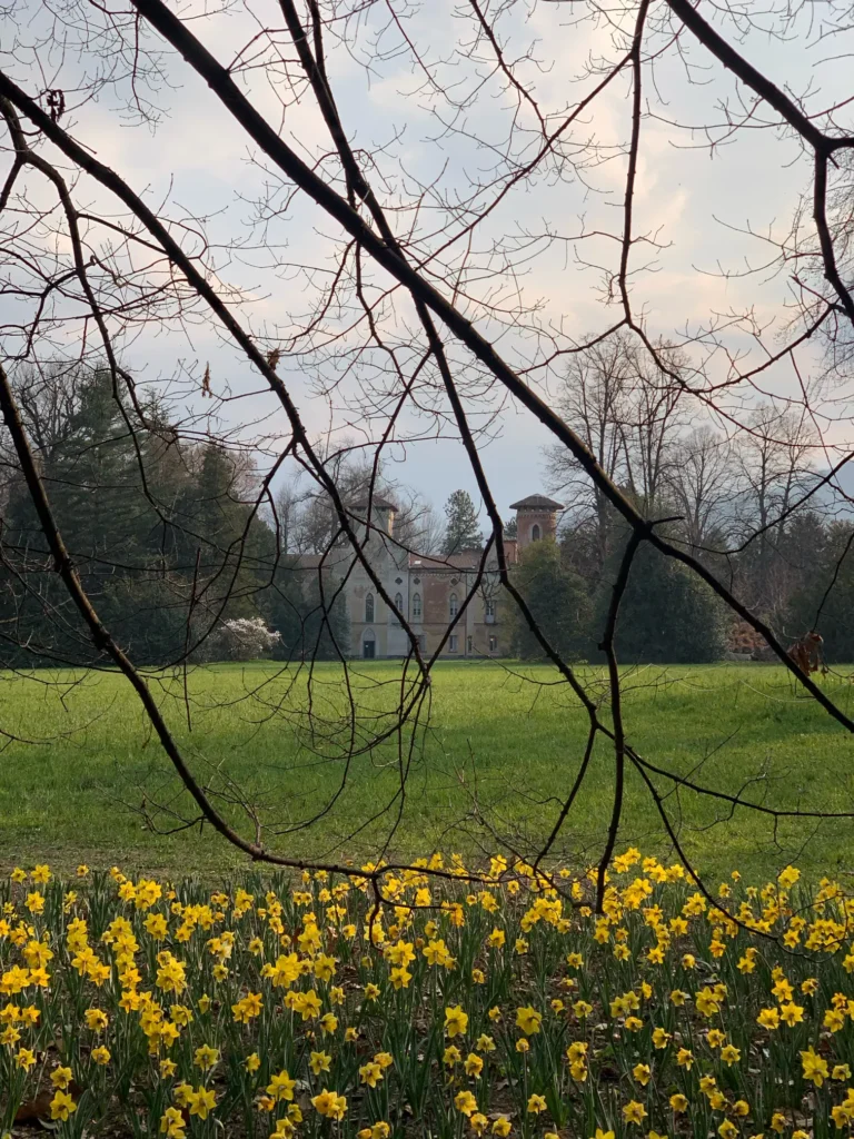Castello di Miradolo in autunno
