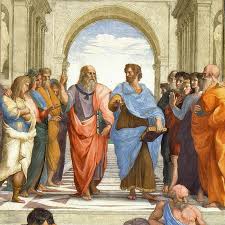 The School of Athens (Scuola di Atene), Vatican Museums • Musei Vaticani pittore Raffaello Sanzio insegnare filosofia 