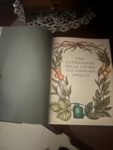 interno libro nel giardino di Jane Austen 