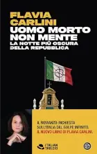 copertina uomo morto non mente di flavia Carlini 