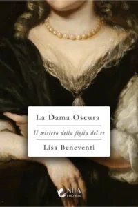 La dama oscura imamgine di copertina una donna a mezzo busto vestito ottocento