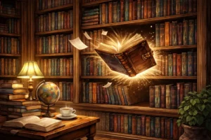 come trovare il libro giusto immagine generata con AI