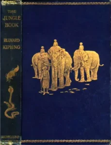 copertina dell prima edizione de Il libro della giungla di Rudyard Kipling