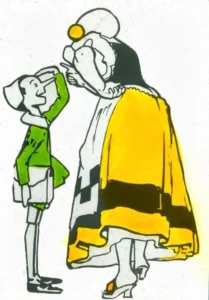 Immagine di Pinocchio realizzata da Attilio Mussino.