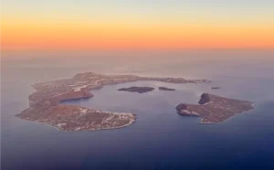Santoríni veduta aerea