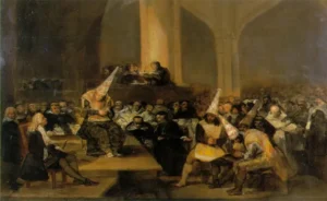 Goya, dipinto Scena da una Inquisizione