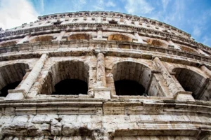 tratto di edifici romani