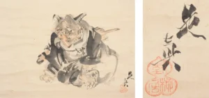 pittura di demoni giapponesi