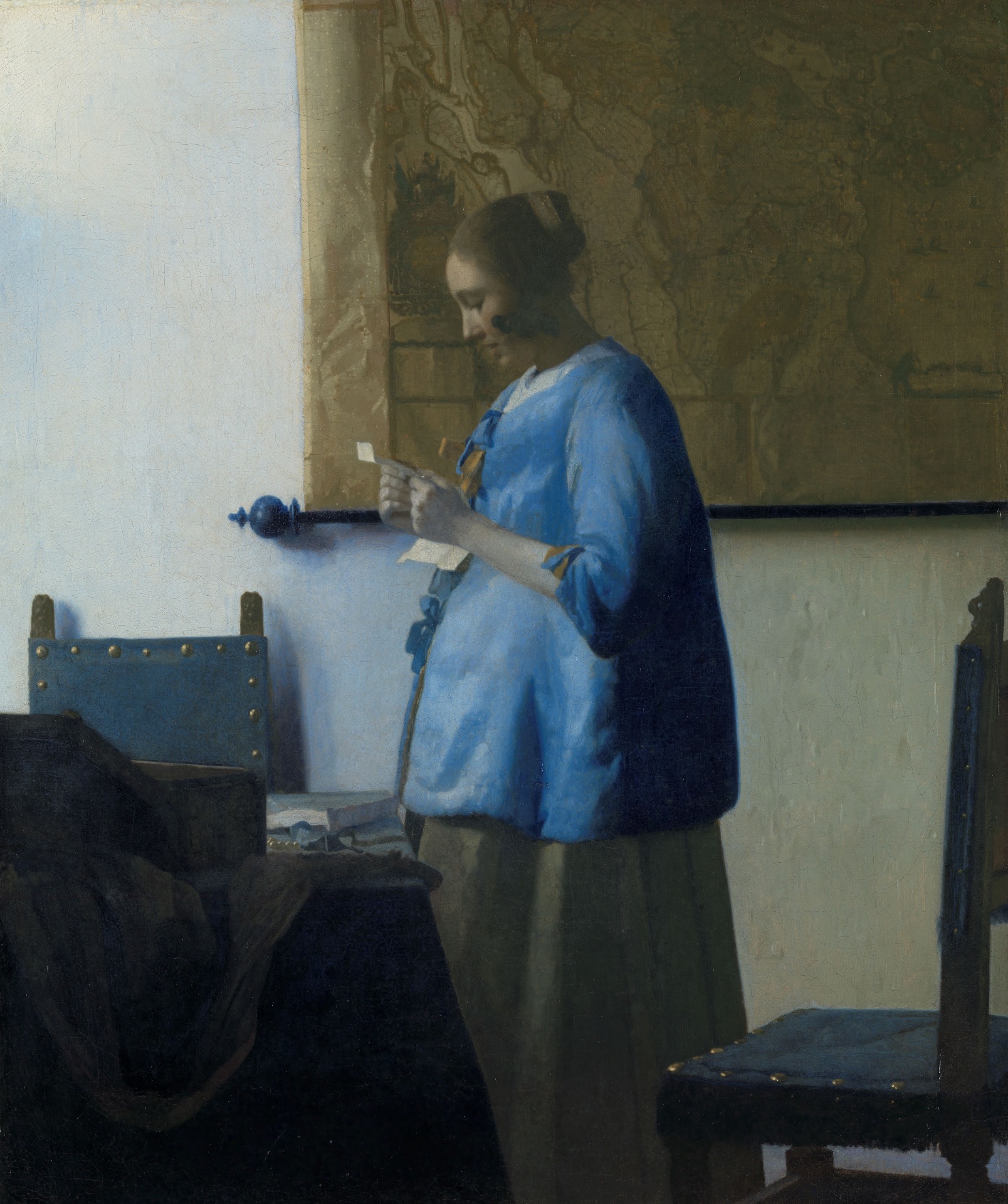 Johannes Vermeer Donna che legge una lettera