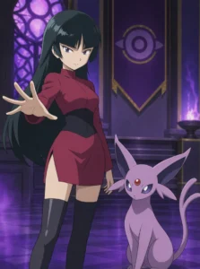 Sabrina ed espeon 