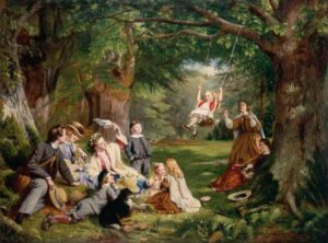 Il picnic del pittore Hall