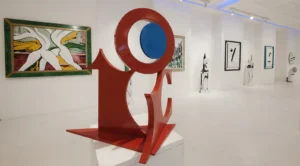 Sala arte contemporanea di Officina della Scrittura