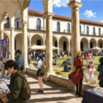 La Certosa di Collegno con personaggi anime