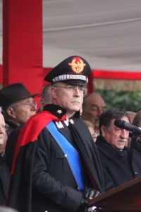 Il Gen. di Corpo d'Armata Giovanni Nistri il giorno dell'insediamento quale Comandante Generale dell'Arma dei Carabinieri autore di Ho servito lo Stato