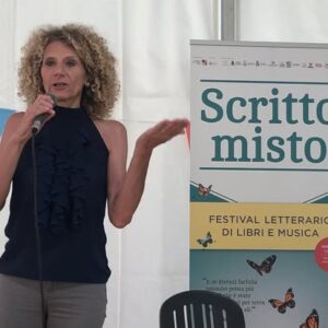 Deborah Severini, curatrice e ideatrice del Festival Festival letterario di libri e musica Scritto Misto