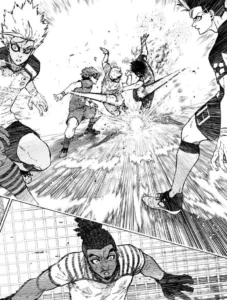 tavola di blue Lock tratto dal manga