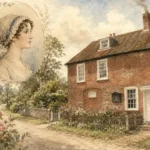 immagine decorativa jane austen nel suo villaggio