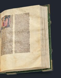 una pagina miniata