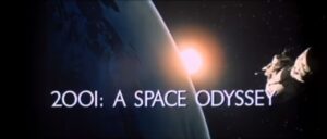 Titolo del film 2001 Odissea nello spazio.