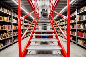 interni della biblioteca di Babele