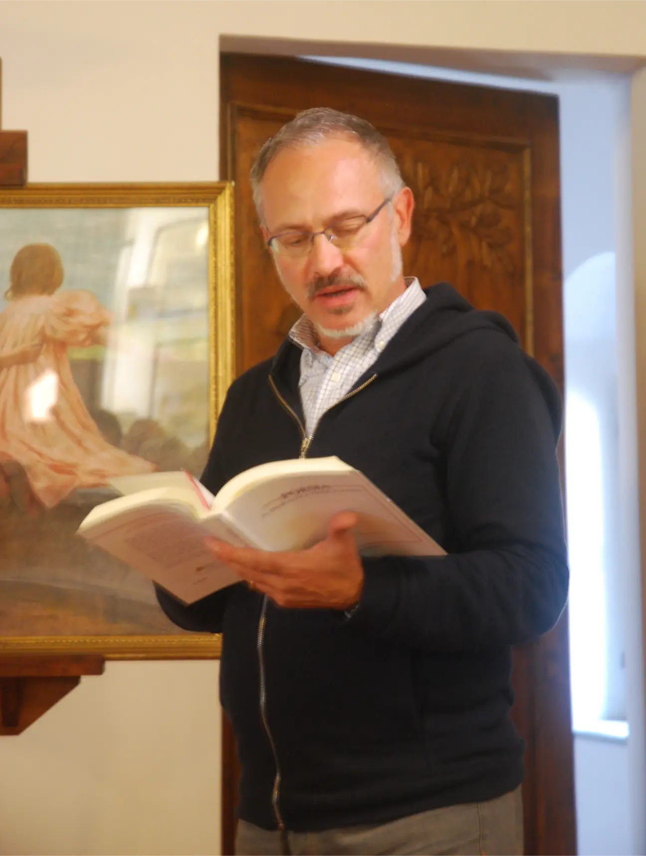 Gianpiero Casagrande, direttore della Biblioteca di Pinerolo.