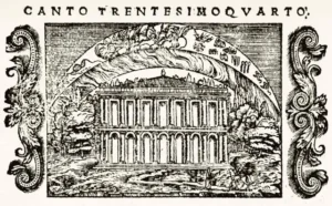 Orlando furioso, Astolfo raggiunge la Luna con un carro alato.