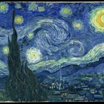 Dipinto di Vincent Van Gogh, Notte stellata, immagine evocativa per la Giornata della Luna.