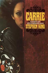 copetina del libro del 1974 Carrie