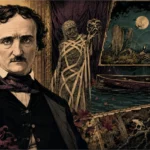 edgar allan poe immagine ia stile graphic novel