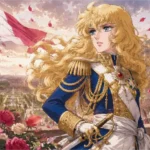 Lady Oscar versione manga con sfondo torino imamgine generata da openAI cgpt