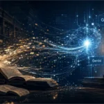 libri usati per addestrare gemini e martello di tribunale imamgine generata con AI