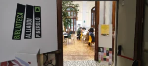 Atrio della Biblioteca di Pinerolo