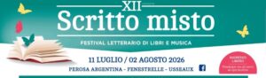 Locandina Festival letterario di libri e musica Scritto Misto - XII edizione
