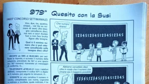Quesito con la Susi, gioco tratto da La Settimana Enigmistica.