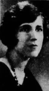 Photo of Georgette Heyer published in New York Herald, 1921