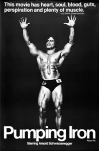 poster del filem di Charles Gaines Pumpin iron