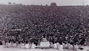 Cerimonia di apertura Woodstock foto del 15 August 1969