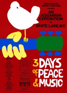 Il poster di Woodstock