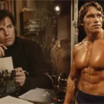 lo scrittore Gianes e Arnold Schwarzenegger
