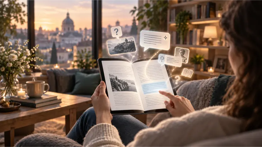 il libro che ti risponde immagine creata con AI