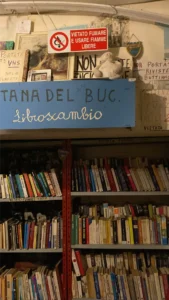 interno della tana del buc