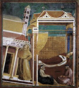 I sogni nell'arte medievale: Il sogno di Innocenzo III di Giotto