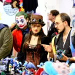 Persone in cosplay al megacon