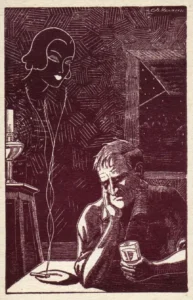 spelCharles Boirau, Lo spleen (Malinconia), cartolina del 1915