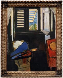 Henri matisse, interno con violino, 1918