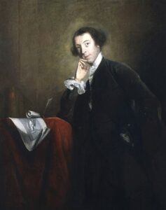 Horace Walpole ritratto da Joshua Reynolds nel 1756 autore del primo romanzo gotico